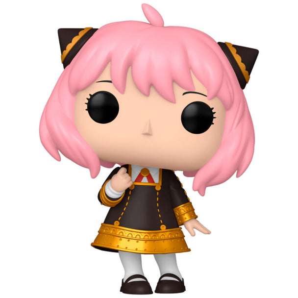 Vue détaillée de la figurine Funko POP Anya Forger avec ses couleurs vives et son design fidèle au personnage