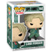 Détail de la figurine Funko POP Loid Forger, mettant en avant les couleurs et le design fidèle au personnage