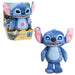 Peluche interactive Stitch Disney vue de face avec yeux LED allumés