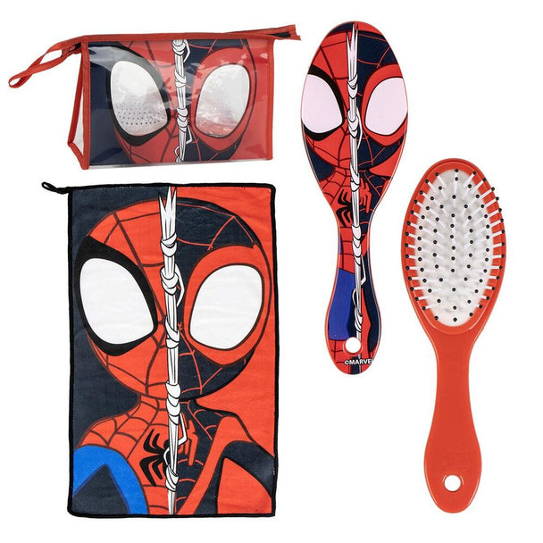 Trousse de toilette Marvel Spidey Amazing Friends CERDÁ vue de face avec fermeture éclair fermée