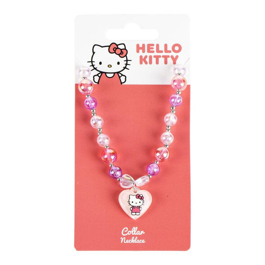 Collier Hello Kitty CERDÁ pour enfant, dimensions 7x15x1cm, bijou original et coloré