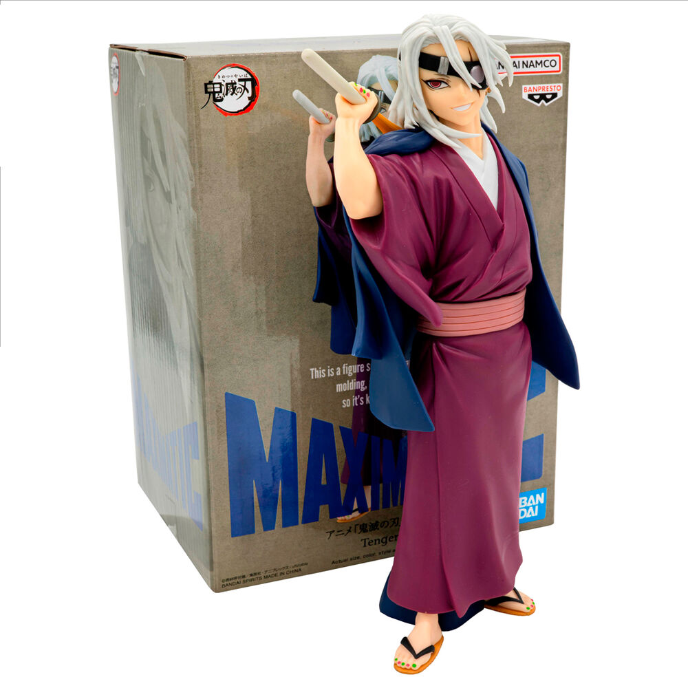 Photo de la figurine Tengen Uzui Demon Slayer avec fond neutre pour une présentation claire