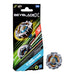 Vue rapprochée de la toupie Beyblade X Cowl Sphinx 9-80GN avec son design unique
