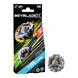 Vue rapprochée de la toupie Beyblade X Cowl Sphinx 9-80GN avec son design unique