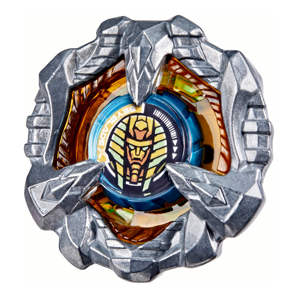 Détail du motif sphinx sur la toupie Beyblade X Cowl Sphinx 9-80GN