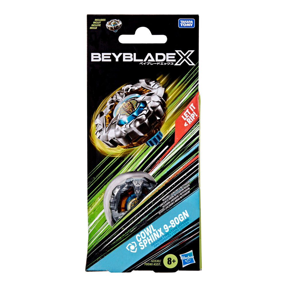 Comparaison de la toupie Beyblade X Cowl Sphinx avec d'autres modèles de la gamme