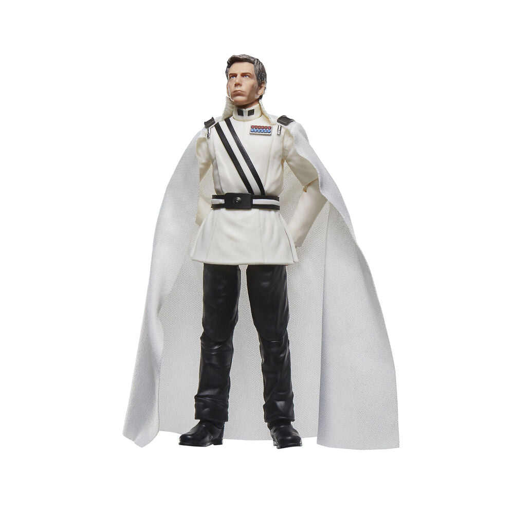 Vue latérale de la figurine Orson Krennic avec son uniforme complet