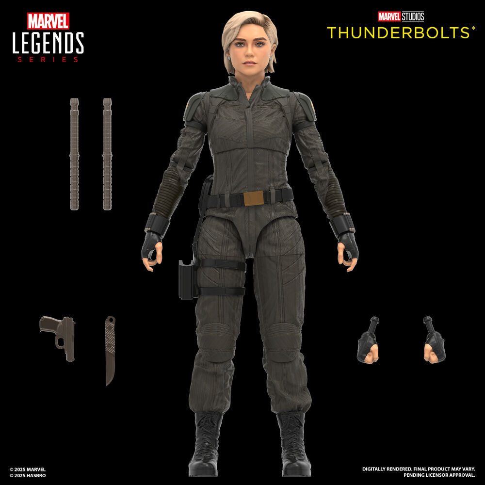Pack complet Marvel Legends Thunderbolts avec 11 accessoires variés