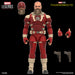 Vue rapprochée de la figurine Red Guardian avec casque et armure détaillés