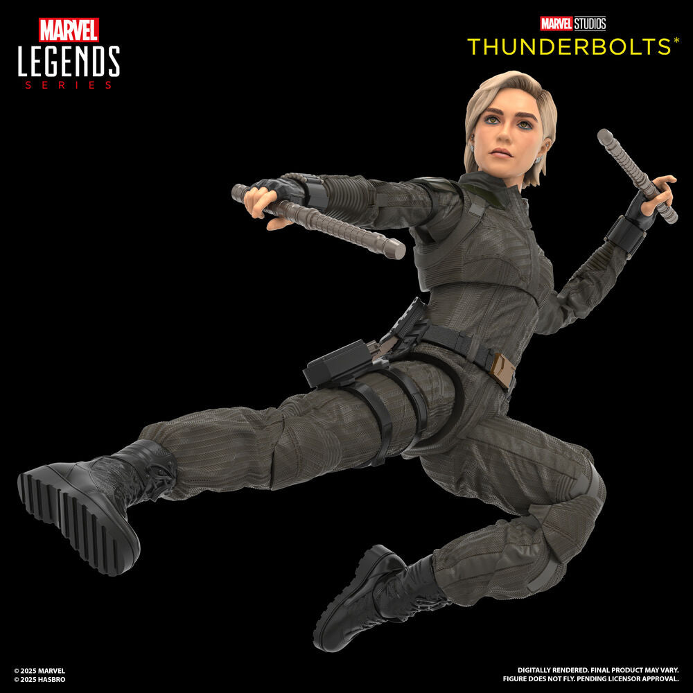 Détail des mains alternatives pour les figurines Yelena Belova et Red Guardian