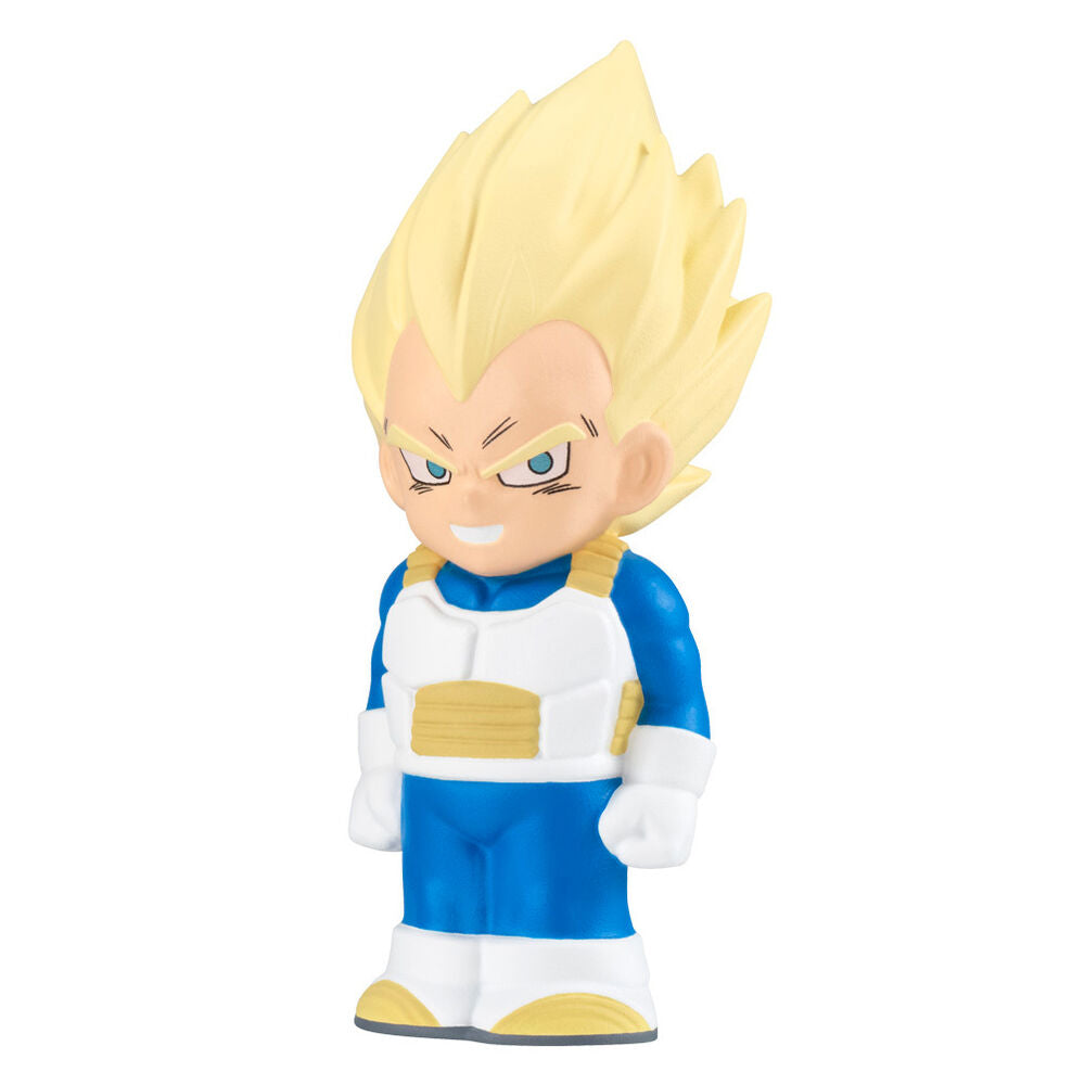 Détail de la figurine Dragon Ball Z Sofbits Bandai de Cell, mettant en évidence sa forme parfaite et son aspect bio-organique complexe, un ennemi redoutable à ajouter à votre collection.