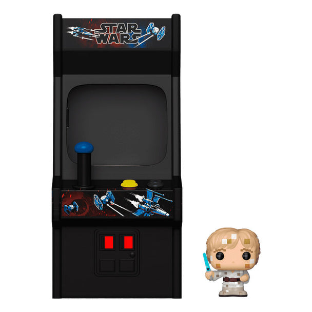 Profil gauche de la figurine Bitty POP Arcade Star Wars montrant les finitions précises du vinyle