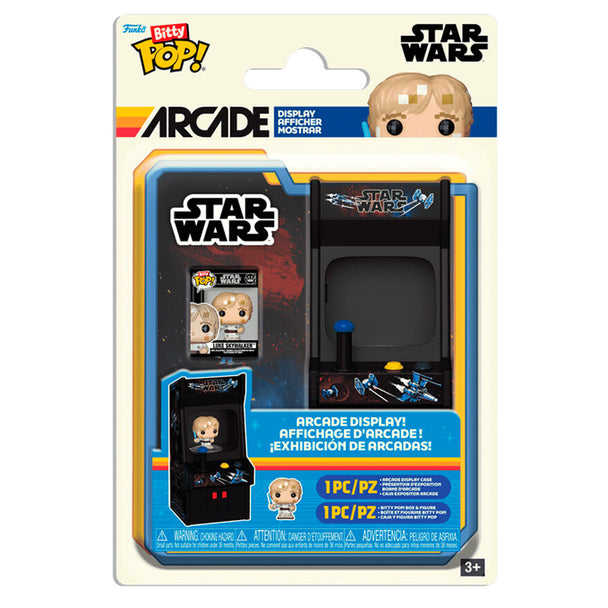 Vue de face de la figurine Bitty POP Arcade Star Wars FUNKO en vinyle avec détails colorés