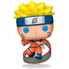 Détail de la figurine Naruto Uzumaki Funko POP avec ses couleurs vives et son design stylisé, présentée hors de sa boîte.