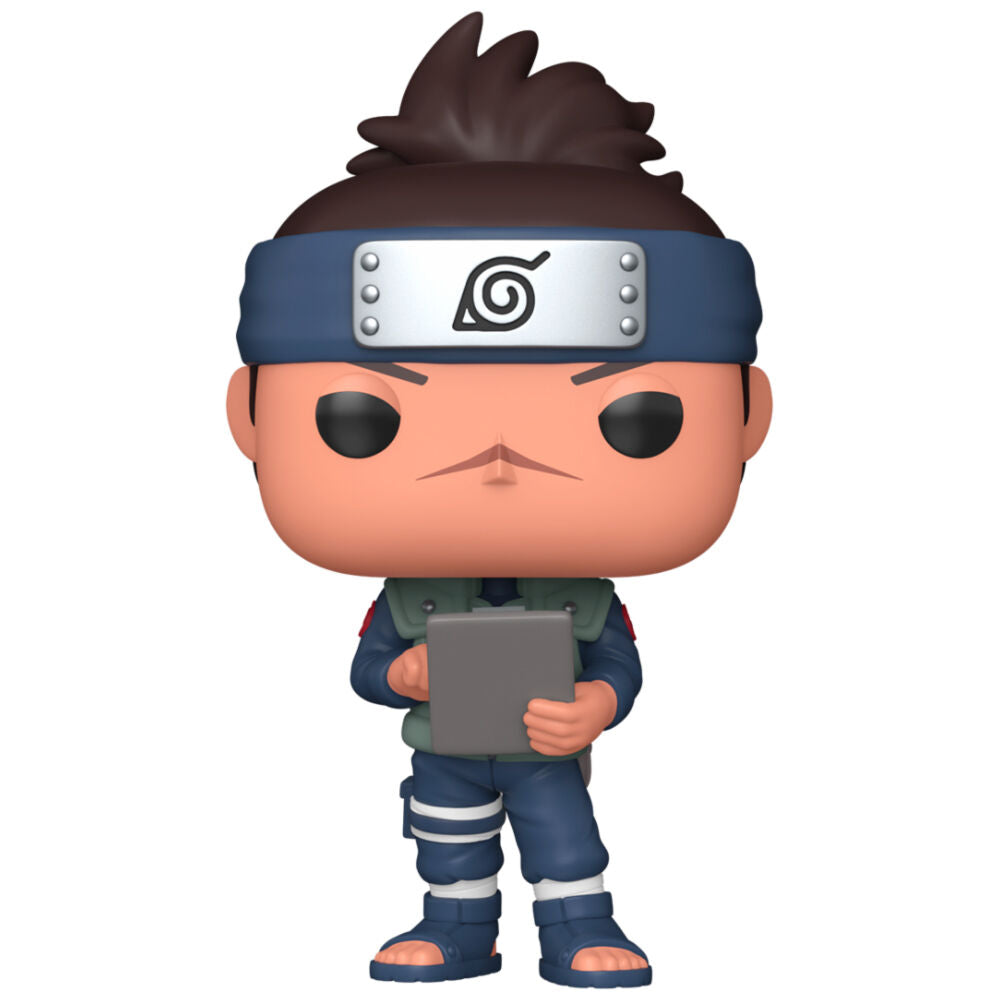 Figurine Funko POP de 9 cm représentant Iruka Umino de Naruto dans sa boîte cadeau officielle FUNKO