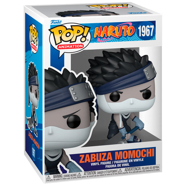 Figurine Funko POP de Zabuza Momochi de Naruto en vinyle, vue de face avec détails soignés