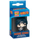 Porte-clés Funko Pocket POP représentant Sasuke Uchiha avec son costume emblématique et expression sérieuse