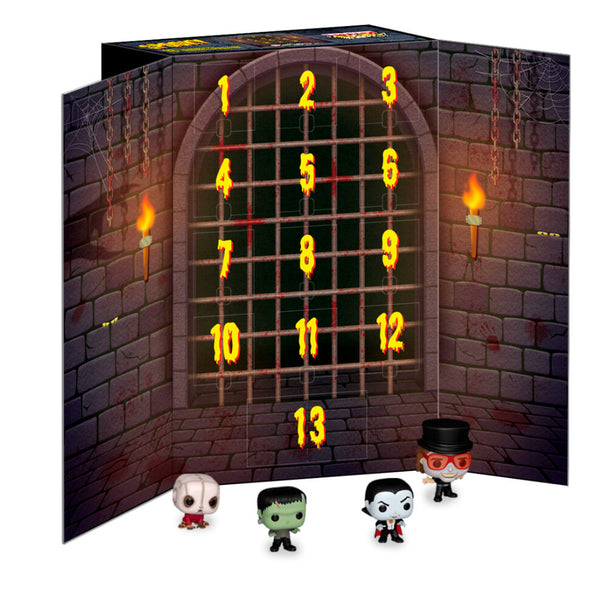 Calendrier de l'Avent Funko 13 jours avec coffret illustré sur le thème Halloween et Pocket Pop à collectionner