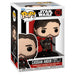 Détail de la tête de la figurine Funko POP Cassian Andor avec casque de pilote Sienar