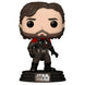 Vue latérale de la figurine Funko POP Cassian Andor Sienar Test Pilot avec tenue de pilote détaillée