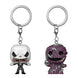 Porte-clé Funko Pocket POP représentant Jack Skellington de Nightmare Before Christmas sur fond blanc