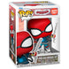 Boîte cadeau de la figurine Funko POP Spider-Man costume homemade avec logo Marvel visible