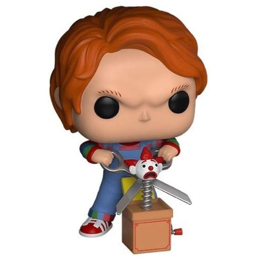 Boîte collector de la figurine Funko POP Chucky Child's Play 2 avec le logo officiel et design original