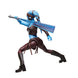 Accessoires fournis avec la figurine Aayla Secura, dont un sabre laser et un holster