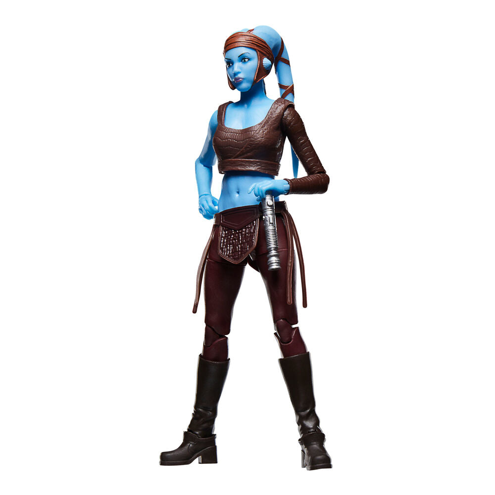 Packaging officiel HASBRO de la figurine Aayla Secura 15cm Star Wars Revenge of the Sith