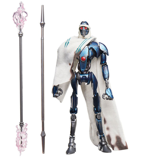 Zoom sur le visage détaillé de la figurine Magnaguard HASBRO Star Wars