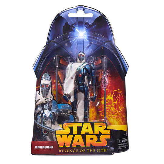 Figurine articulée Magnaguard Star Wars de 15 cm vue de face avec accessoires