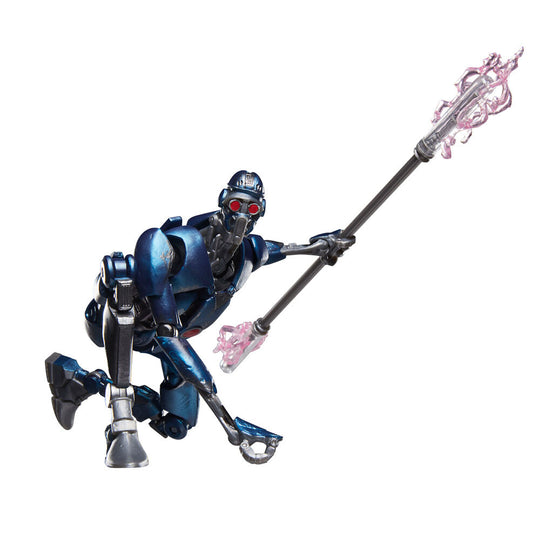 Vue arrière de la figurine Magnaguard montrant les détails du costume