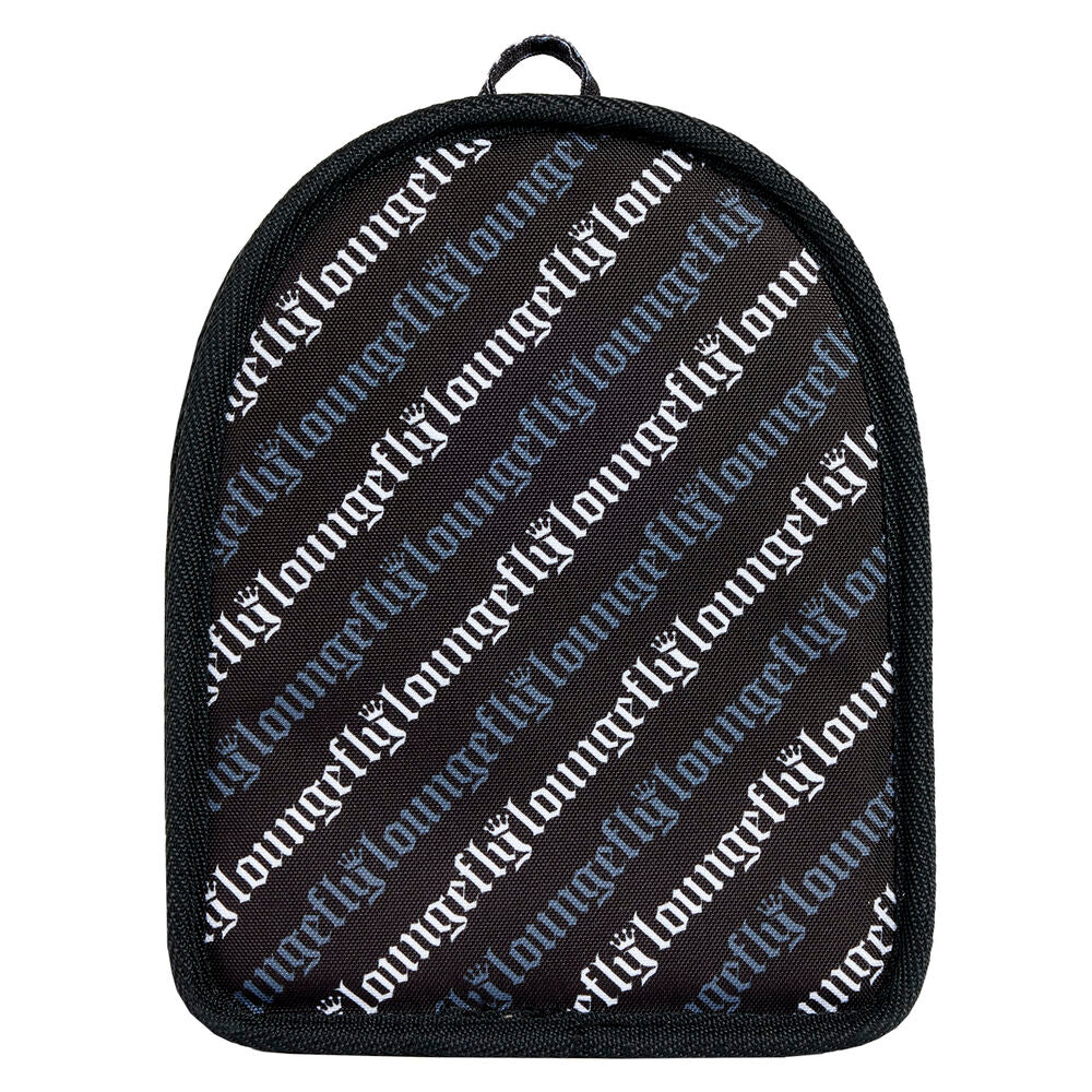 Organisateur Loungefly pour sac à dos avec éclairage LED intégré, vue de face montrant la taille compacte