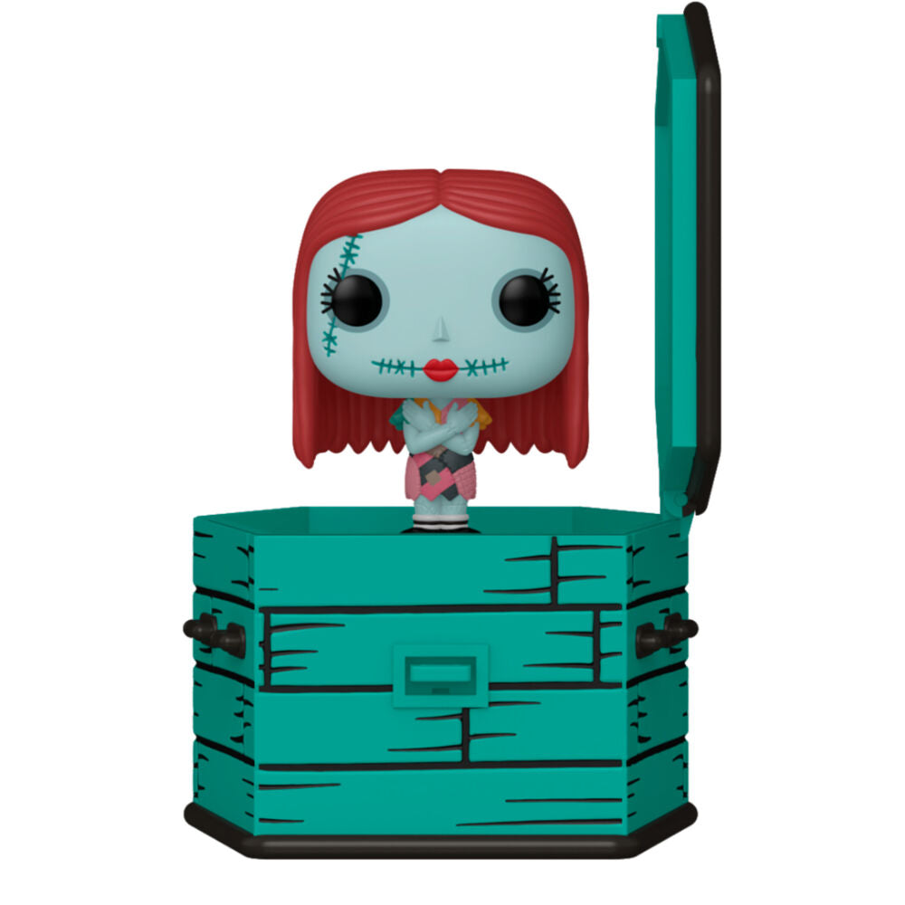 Figurine Pocket POPers Sally de FUNKO inspirée de Disney Nightmare Before Christmas, vue de face avec détails colorés