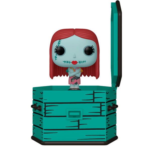 Figurine Pocket POPers Sally de FUNKO inspirée de Disney Nightmare Before Christmas, vue de face avec détails colorés