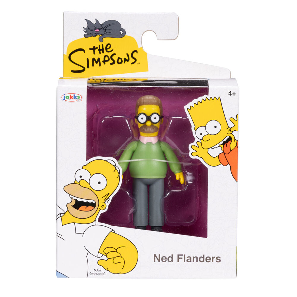 Figurine de Moe Szyslak de 6cm derrière son comptoir de bar
