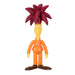 Figurine 6cm de Krusty le Clown avec son maquillage coloré