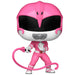 Figurine Funko POP Pink Ranger Mighty Morphin Power Rangers en vinyle de 9 cm dans sa boîte cadeau officielle