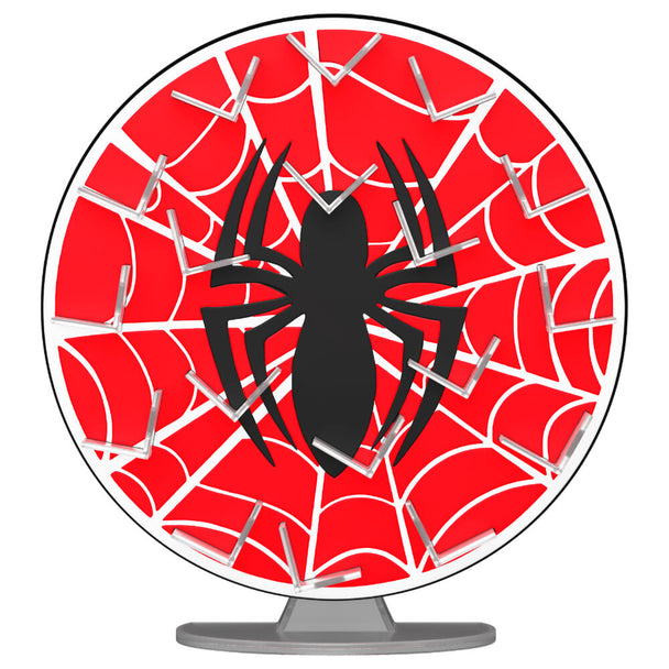 Figurine FUNKO Bitty POP Spider-Man Marvel dans un boîtier en acrylique transparent avec socle amovible