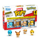 Zoom sur la figure Bitty POP Squirtle Pokémon dans son coffret acrylique avec couvercle amovible