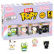 Zoom sur les figurines Bitty POP FUNKO Hello Kitty, Keroppi et amis avec détails colorés et coffrets transparents