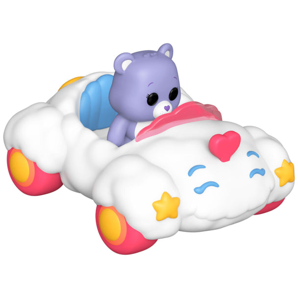 Figurine Bitty POP Ride Care Bears Cloud Mobile FUNKO dans son étui acrylique rigide avec couvercle amovible
