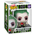 Vue rapprochée de la figurine Beetlejuice Bitty POP FUNKO mesurant environ 5,1 cm, parfaite pour collection.