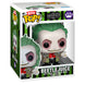 Vue rapprochée de la figurine Beetlejuice Bitty POP FUNKO mesurant environ 5,1 cm, parfaite pour collection.