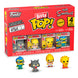 Détail des figurines Bitty POP The Simpsons dans leur emballage, mettant en valeur la qualité et le design FUNKO