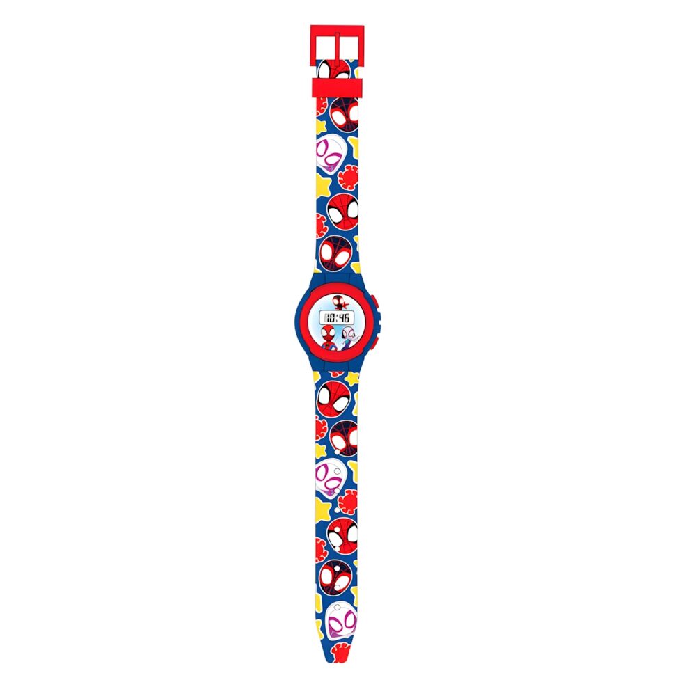 Montre digitale Marvel Spidey and His Amazing Friends avec écran numérique et design coloré pour enfants