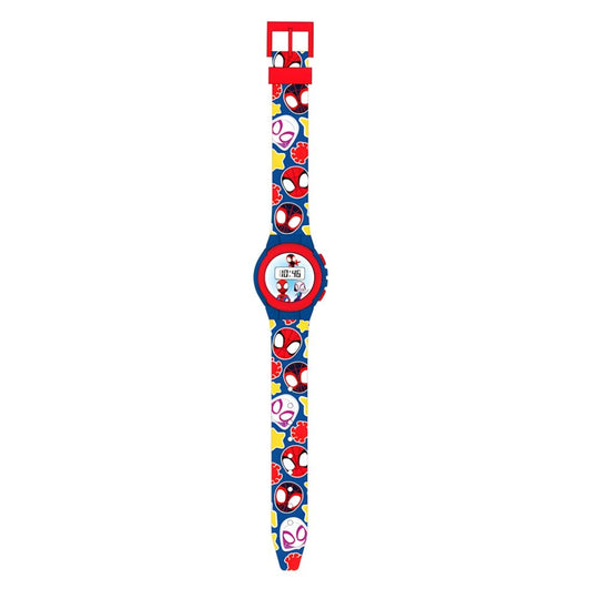 Montre digitale Marvel Spidey and His Amazing Friends avec écran numérique et design coloré pour enfants
