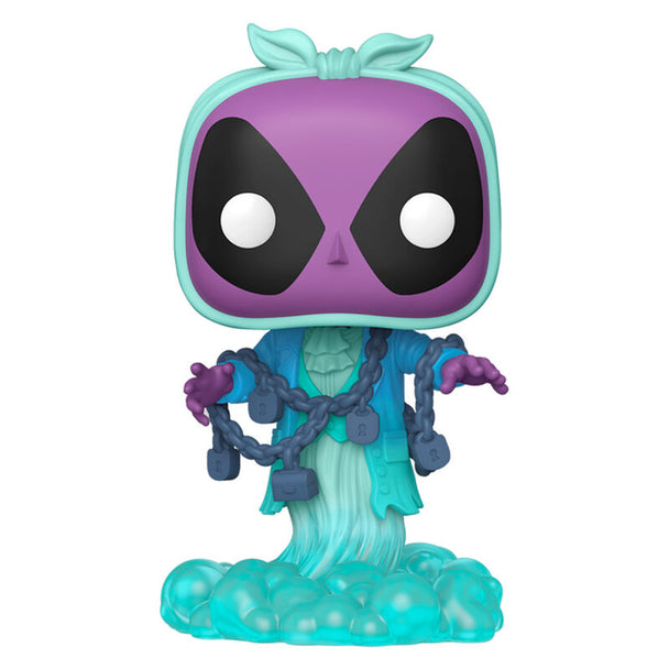 Figurine Funko POP Deadpool déguisé en Jacob Marley, vinyle 9cm avec boîte cadeau Marvel