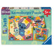 Puzzle Disney Stitch complet de 39 pièces montrant Stitch dans un décor coloré et amusant.