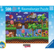 Image du puzzle Sonic the Hedgehog 500 pièces montrant l'emballage officiel de RAVENSBURGER avec le hérisson bleu en action